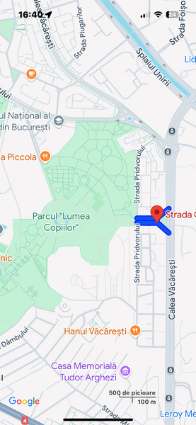 Parcul Tineretului, Str. Costache Stamate,Vacaresti, loc parcare, centrala